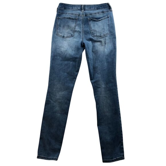 SO Womens Jeans Size 9 Ultimate Jegging High Rise Blue Denim Skinny Leg Casual - Picture 2 of 16